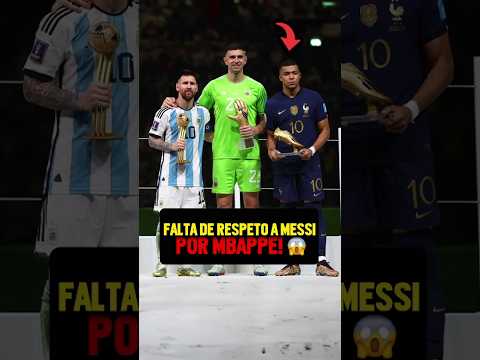 Lo IRRESPETUOSO que fue Messi con Mbappé = 😭☠️ #emilianomartinez #mbappe #messi #worldcup2022