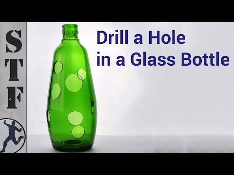 How to Drill a hole in a Glass Bottle | The Easy Way