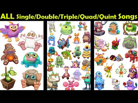 ALL Single/Double/Triple/Quad/Quint Songs - Continent (Dawn of Fire) 4k