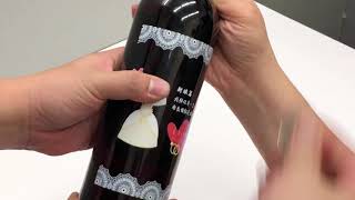 UV直噴應用案例│酒瓶印刷牢度測試【UV Print Solution】Rubbing fastness