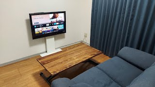 引っ越しを機にテレビスタンドを導入したら快適になった　WALL V2E ＆ マルチデバイスホルダー