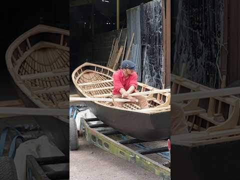 Currach Update #ireland #woodwork #oars #handtools #craft #currach #boatbuilding