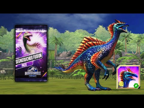 SEGNOSUCHUS FUSION PACK AND Max Level|| Jurassic World The Game||