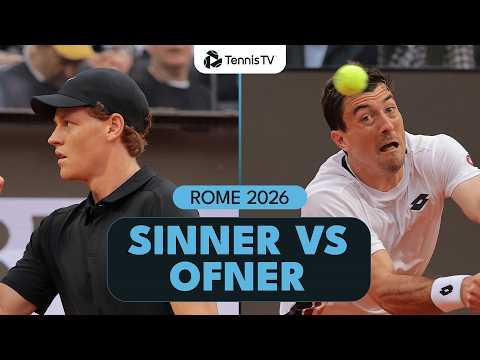 Jannik Sinner Begins Rome Campaign vs Sebastian Ofner Highlights | Rome 2026