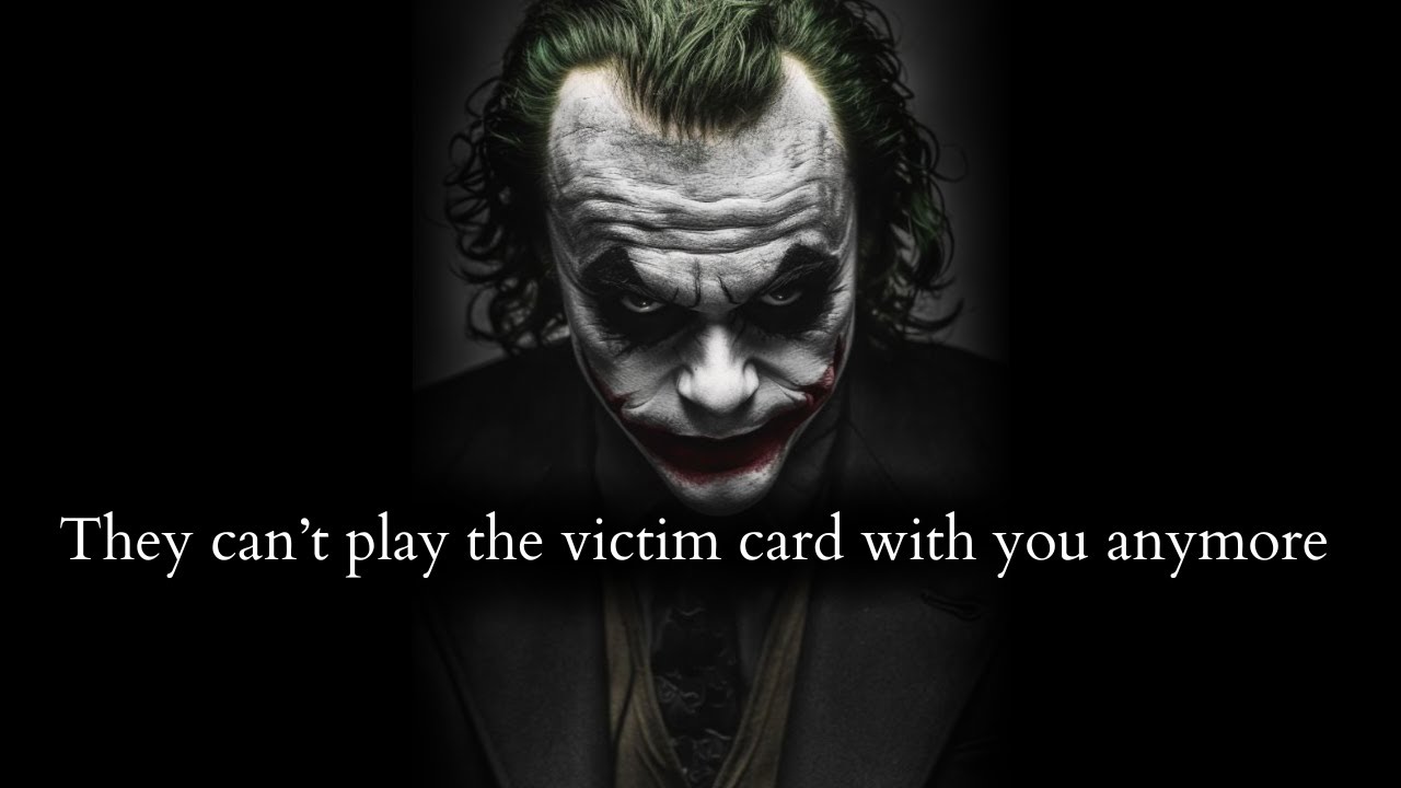 You caught their act & now they can't play victim anymore (They're MAD) - Joker Speech