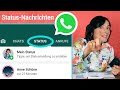 Wie Sendet Man Eine Status Nachricht Auf WhatsApp Smartphone Training Für Senior Innen Teil 49