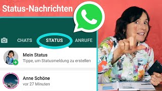 Wie sendet man eine Status-Nachricht auf WhatsApp?