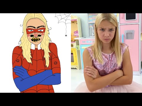 Diana and Maggie Want The Same Dress l Funny Drawing Meme