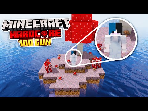 Minecraft'ta ISSIZ Mantar Adasında 100 Gün Hayatta Kaldım