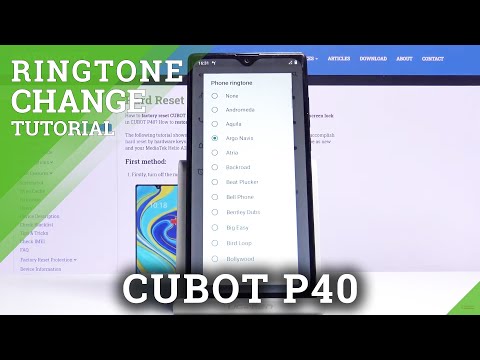 How to Change Ringtone in CUBOT P40 – Ringtone List