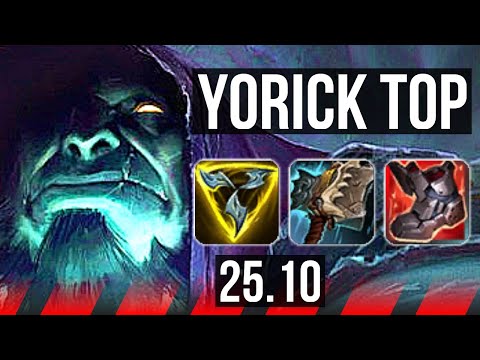 YORICK vs JAX (TOP) | Rank 3 Yorick | EUW Challenger | 25.10