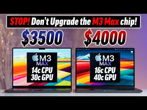 Base vs Top M3 Max MacBook Pro - ULTIMATE Comparison!