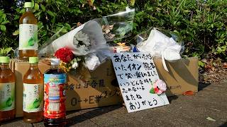 爆発のイオン前、献花や色紙　断水地域、給水並ぶ列も　熊本地震１週間