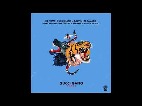 Lil Pump - Gucci Gang Remix Ft. Bad Bunny French Montana J Balvin Gucci Mane 21 Ozuna