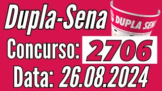 ? Dupla Sena de hoje 26/08, Dupla Sena de hoje, Resultado Dupla Sena,