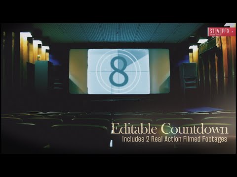 Old Film Countdown After Effects Project