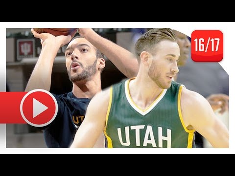 Gordon Hayward & Rudy Gobert Full Highlights vs Pacers (2017.03.20) - 38 Pts for Gordon!
