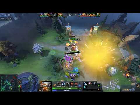 Techies sticky-bombs invisible Invoker to death!