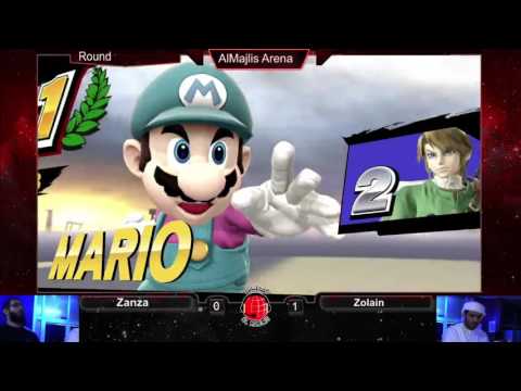 AlMajlis16: Zolain (Mario) vs RS ZanZa (Link, Marth) - WR4