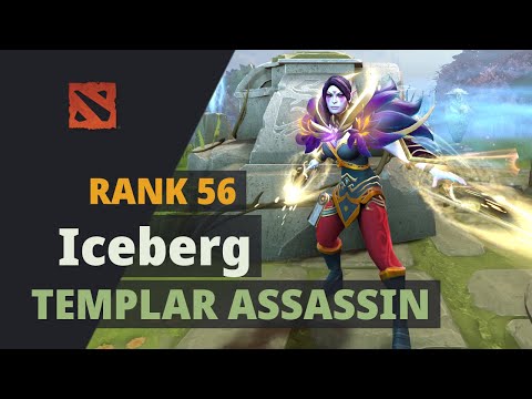 Iceberg (Rank 56) plays Templar Assassin Dota 2 Full Game