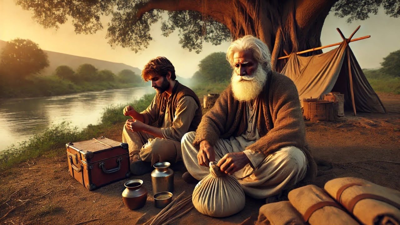 "नौजवान मुसाफिर और बूढ़े की कहानी। #history #moralstory