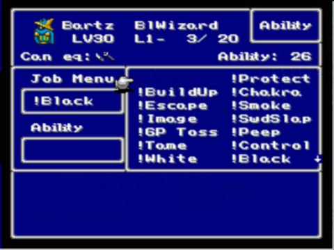 FFVPG Walkthrough: Part 56 - Gill's Cave 2nd Part & Gilgame