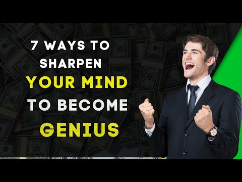 7 Ways To Sharpen Your Mind To Become Genius| English| Screaming Success