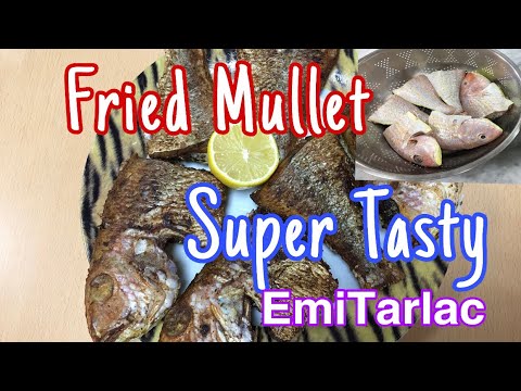How To Cook Fried Mullet Fish (Pritong Salmonete)