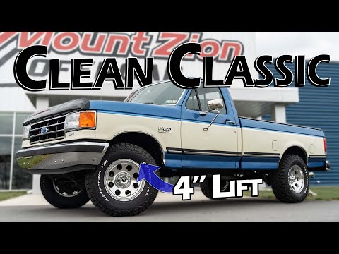 Treating this Classic Right! We Lift & Modernize this MINT 1989 F150