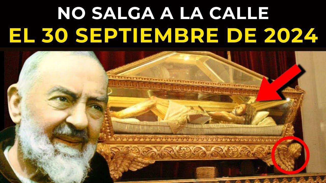 JESUS le dio este MENSAJE a PADRE PIO antes de su MUERTE