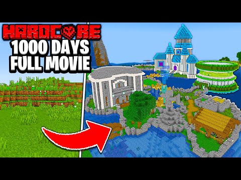 I Survived 1,000 Days in HARDCORE Minecraft! (FULL MOVIE)