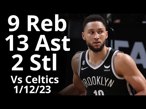 Ben Simmons 13 Ast 9 Reb 2 Stl vs Celtics Highlights