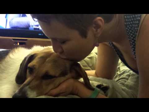Luanne hound dog adoptiversary video