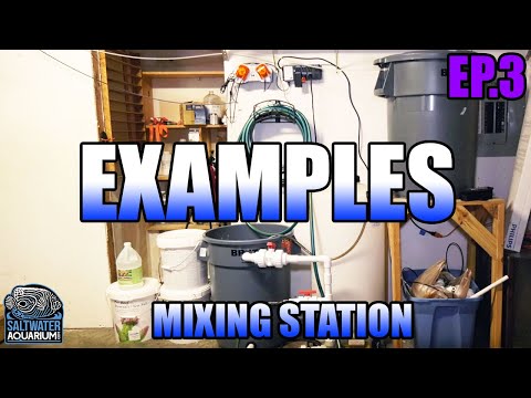 EXAMPLES Of Some Reef Tank RO & RODI Saltwater Mixing Stations for your Aquarium