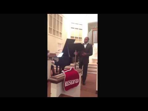 Steal Away-Negro Spiritual- by Hall Johnson. Baritone Marcus King