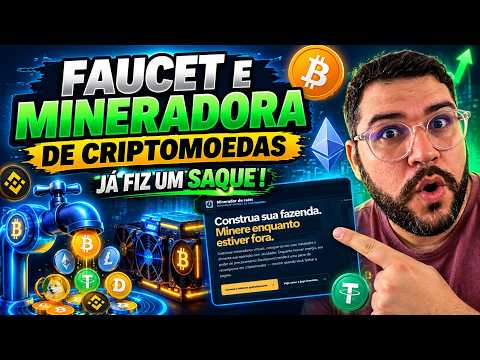 NOVA FAUCET E MINERADORA DE CRIPTO NO FREE | LIGHTNING MINER