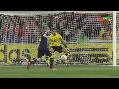 Gol de Iniesta vs Holanda 2010 Narración "CARLOS MARTINEZ" (ESP)