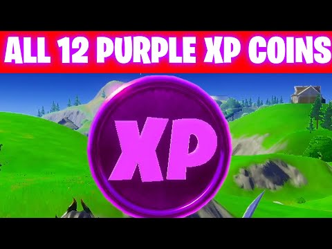 All PURPLE XP COINS LOCATIONS IN FORTNITE SEASON 4 Chapter 2 (WEEK1-6)