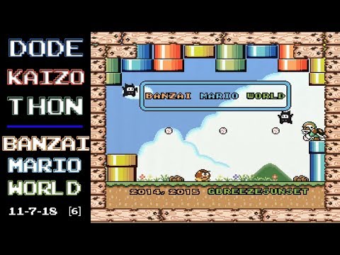 Kaizothon #6 - "Banzai Mario World" by GBreezeSunset