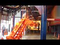 Powder coating plant for tractor parts,rotary tillers,farm equipment and agricultural machinery