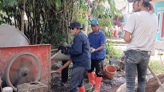 Proses Cor Beton Gang Kp. Cirata Panjang, membangun kampung menata desa #ciherangmencrang