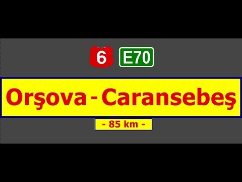 DN 6 (E70): Orşova - Caransebeş (2x) - Aug. 9, 2015
