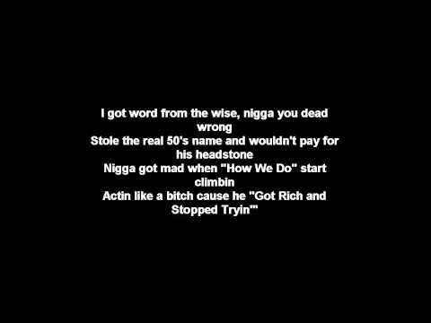 The Game - Can't play the game [50 Cent, G-Unit Diss] (lyrics)