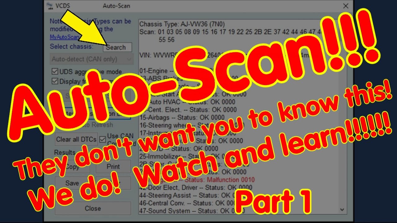 VCDS Auto-Scan, part 1 of 2