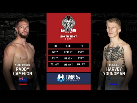 Eternal MMA 99: Paddy Cameron VS Harvey Youngman | FULL FIGHT