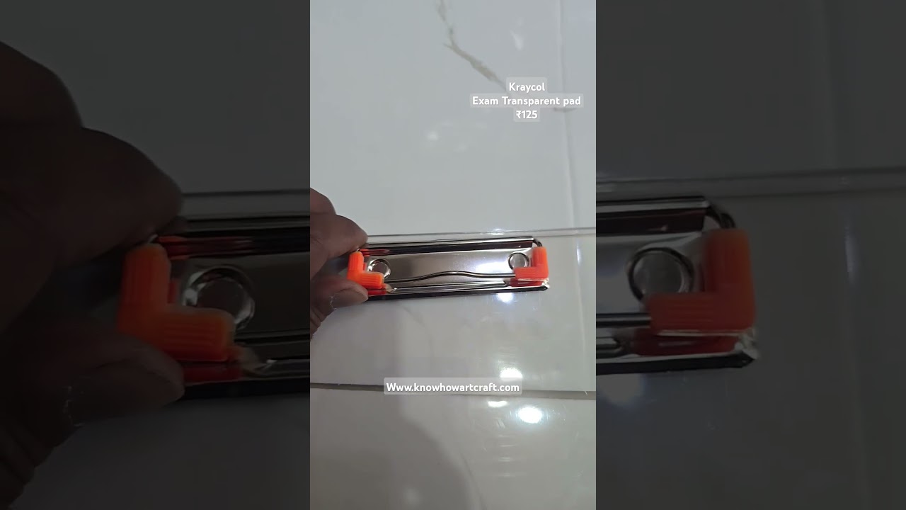 Transparent exam pad for exam students