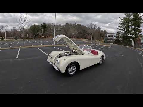 1954 Jaguar XK120 SE OTS Roadster Test Drive and Walk Around