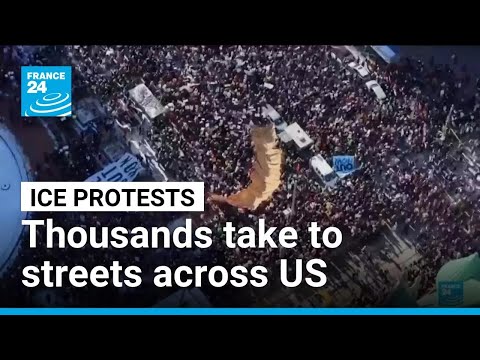 Thousands take to streets in Minnesota and across US to protest ICE • FRANCE 24 English