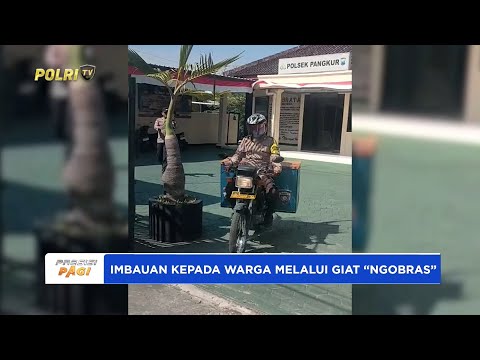 POLRES NGAWI SAMPAIKAN IMBAUAN KAMTIBMAS SAAT NGOPI BARENG WARGA