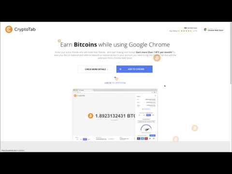 How To Earn Bitcoins While Using Google Chrome Bitcoin T - 